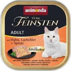 Animonda V.Feinsten CORE kuřecí, losos filet + špenát pro kočky 100g