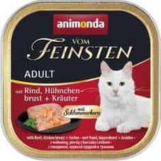 Animonda V.Feinsten CORE hovězí, kuřecí prsa + bylinky pro kočky 100g