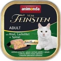 Animonda V.Feinsten CORE hovězí, losos filet + špenát pro kočky 100g