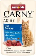 Animonda Carny Adult 85 g hovězí + perlička, kapsička pro kočky