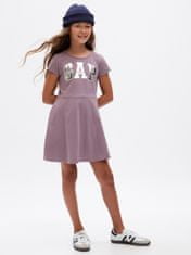 Gap Dětské šaty s metalickým logem S