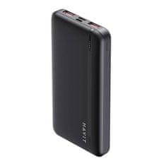 Havit PB90 Power Bank 10000mAh 2x USB / USB-C, černý