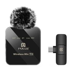 Puluz PU648 Lavalier mikrofón USB-C, černý