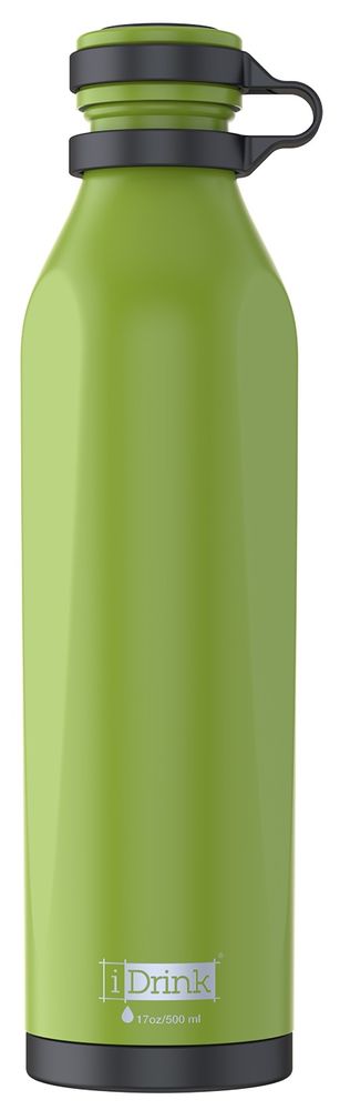 Levně I-Drink Třívrstvá termo láhev B-EVO, vzor Lime Boccioni