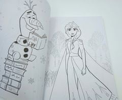 Disney Maxi omalovánky Disney se samolepkami - Frozen
