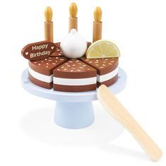 Mamabrum Dřevěný narozeninový dort k rozkrojení