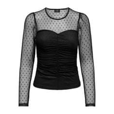 Jacqueline de Yong Dámské triko JDYGABBY Regular Fit 15305356 Black (Velikost L)