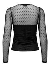 Jacqueline de Yong Dámské triko JDYGABBY Regular Fit 15305356 Black (Velikost S)