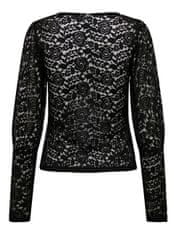 Jacqueline de Yong Dámské triko JDYKIMMIE Regular Fit 15301803 Black (Velikost XL)