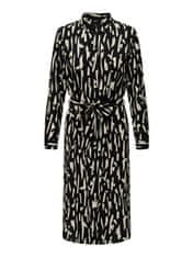 Jacqueline de Yong Dámské šaty JDYDIVYA Regular Fit 15305898 Black (Velikost S)
