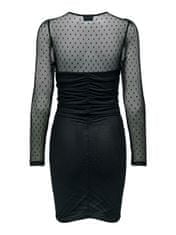 Jacqueline de Yong Dámské šaty JDYGABBY Regular Fit 15309493 Black (Velikost L)
