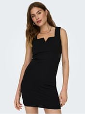 Jacqueline de Yong Dámské šaty JDYMEKKO Regular Fit 15309546 Black (Velikost M)