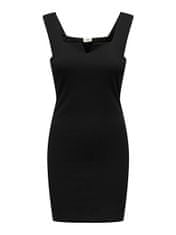 Jacqueline de Yong Dámské šaty JDYMEKKO Regular Fit 15309546 Black (Velikost M)