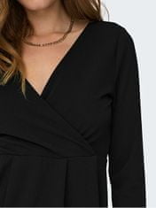 Jacqueline de Yong Dámské šaty JDYMEKKO Regular Fit 15309548 Black (Velikost L)
