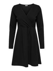 Jacqueline de Yong Dámské šaty JDYMEKKO Regular Fit 15309548 Black (Velikost XS)
