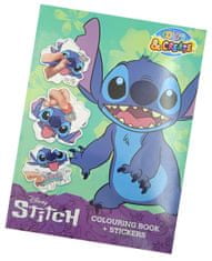 Disney Maxi omalovánky Disney se samolepkami - Lilo a Stitch