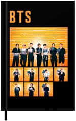 CurePink Poznámkový blok BTS: Group (14,8 x 21 cm)