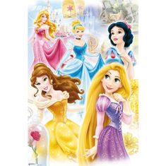 CurePink Plakát Disney: Princezny (61 x 91,5 cm) 150 g