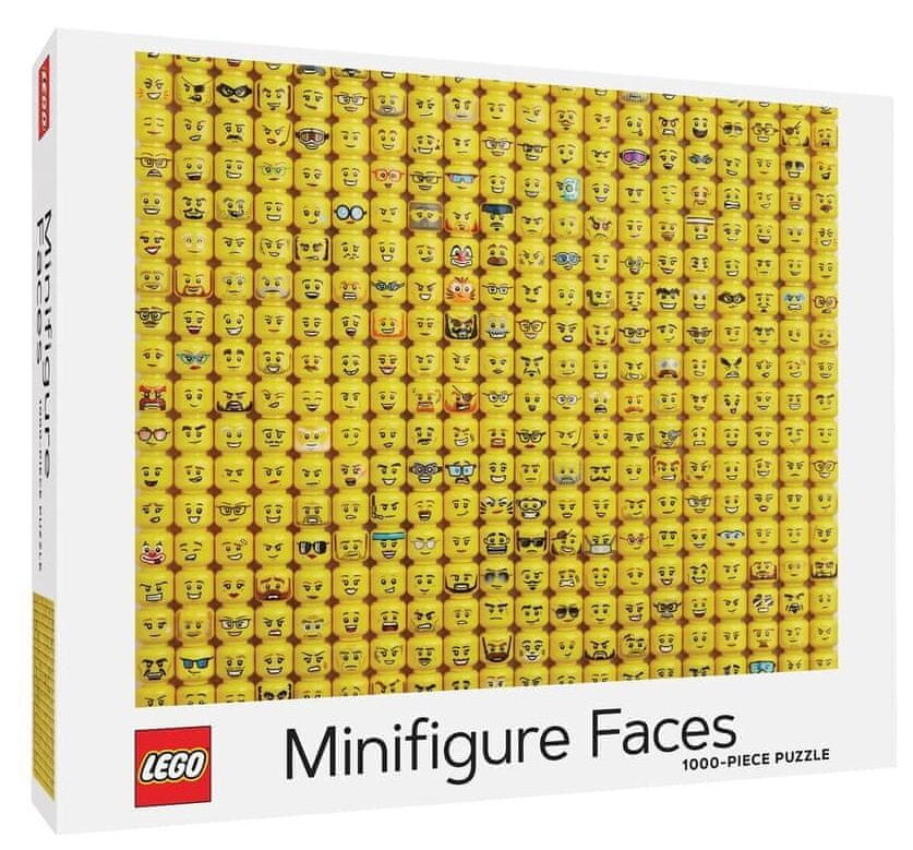 Levně Chronicle Books Puzzle LEGO Obličeje minifigurek 1000 dílků