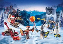 Playmobil Playmobil Novelmore 71346 Adventní kalendář Boj na sněhu