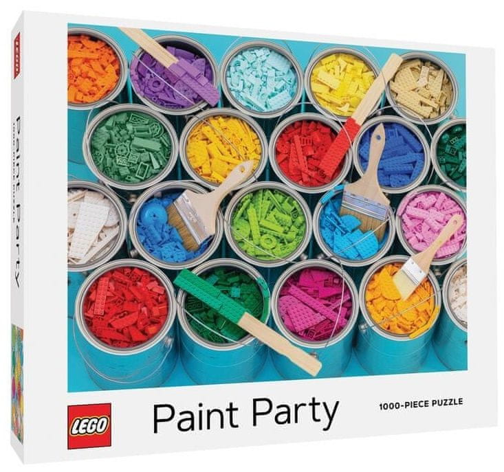 Chronicle Books Puzzle LEGO Malířská párty 1000 dílků