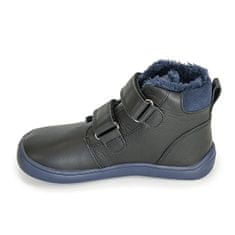Dětská zimní barefoot vycházková obuv Deny černá (Velikost 30)