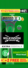 Wilkinson Sword Extra Essential 3 Sensitive jednorázový holicí strojek 6ks (W302463000)