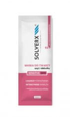 SOLVERX Solverx Sensitive Skin Zklidňující maska na obličej, krk a dekolt pro citlivou pleť 10 ml