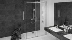 BPS-koupelny Čtvercový sprchový kout REA NIXON 100x100 cm, LEVÝ, chrom