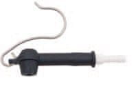 BGS technic Adaptér gumový pro odvzdušňovací přípravek s háčkem(hadička 6 mm)