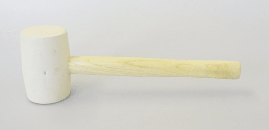 MDTools Palička gumová 900 g, průměr 70 mm, délka 370 mm, dřevěná rukojeť