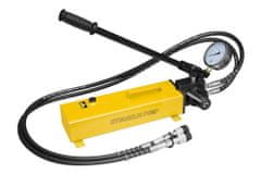 Genborx Ruční hydraulická pumpa dvourychlostní, tlak 20 bar, s tlakoměrem, 2 hadice - HHB-700S