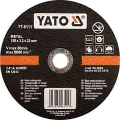YATO Kotouč řezný na kov 400 x 32 x 4,0 mm