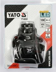 YATO Svítilna čelovka LED XM-L2 CREE 10W, 450 lm