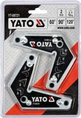YATO Magnetické držáky svářečské 2ks 10kg