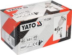 YATO Pistole na lakování s nádrží 0,6l 1.5mm