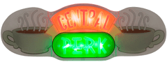 CurePink Stolní i nástěnná dekorativní lampa Friends|Přátelé: Central Perk (37 x 13 x 2 cm)