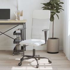 Vidaxl Kancelářská židle bílá síťovina a umělá kůže