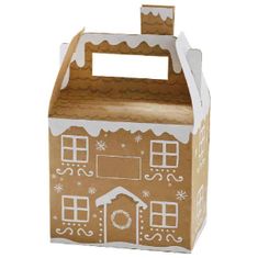 MojeParty Krabičky dárkové Perníkový domeček se jménem 54 x 40,6 cm 4 ks