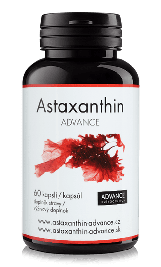 Advance nutraceutics ADVANCE Astaxanthin 60 kapslí - 4 mg astaxanthinu v kapsli