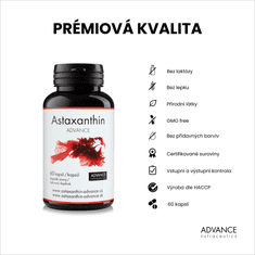 Advance nutraceutics Astaxanthin ADVANCE 60 cps. – nejlevnější astaxanthin