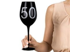 diVinto Narozeninová vínová sklenice k 50