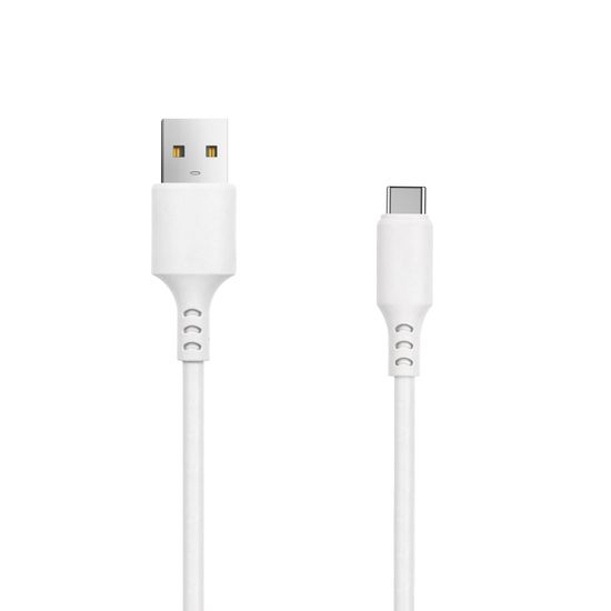 setty. USB - USB-C kabel 1,0 m 3A bílá (GSM106094)