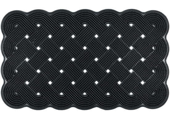 My Best Home Gumová rohožka - předložka SCRAPER černá 45x75 cm MultiDecor