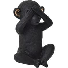 ModernHome Dekorativní Figurka Opičky Charlie Oeil