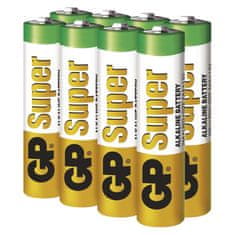 GP Alkalická baterie GP Super AAA (LR03), 6+2 ks