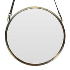 ModernHome Zrcadlo Kulaté Na Pásku 42 Cm