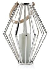 ModernHome Geometrický Lampion Z Oceli Výška 41 Cm