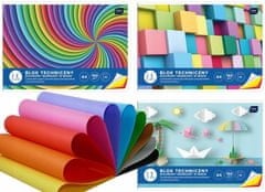 BTS Školní technický blok A4 10 listů barevného papíru