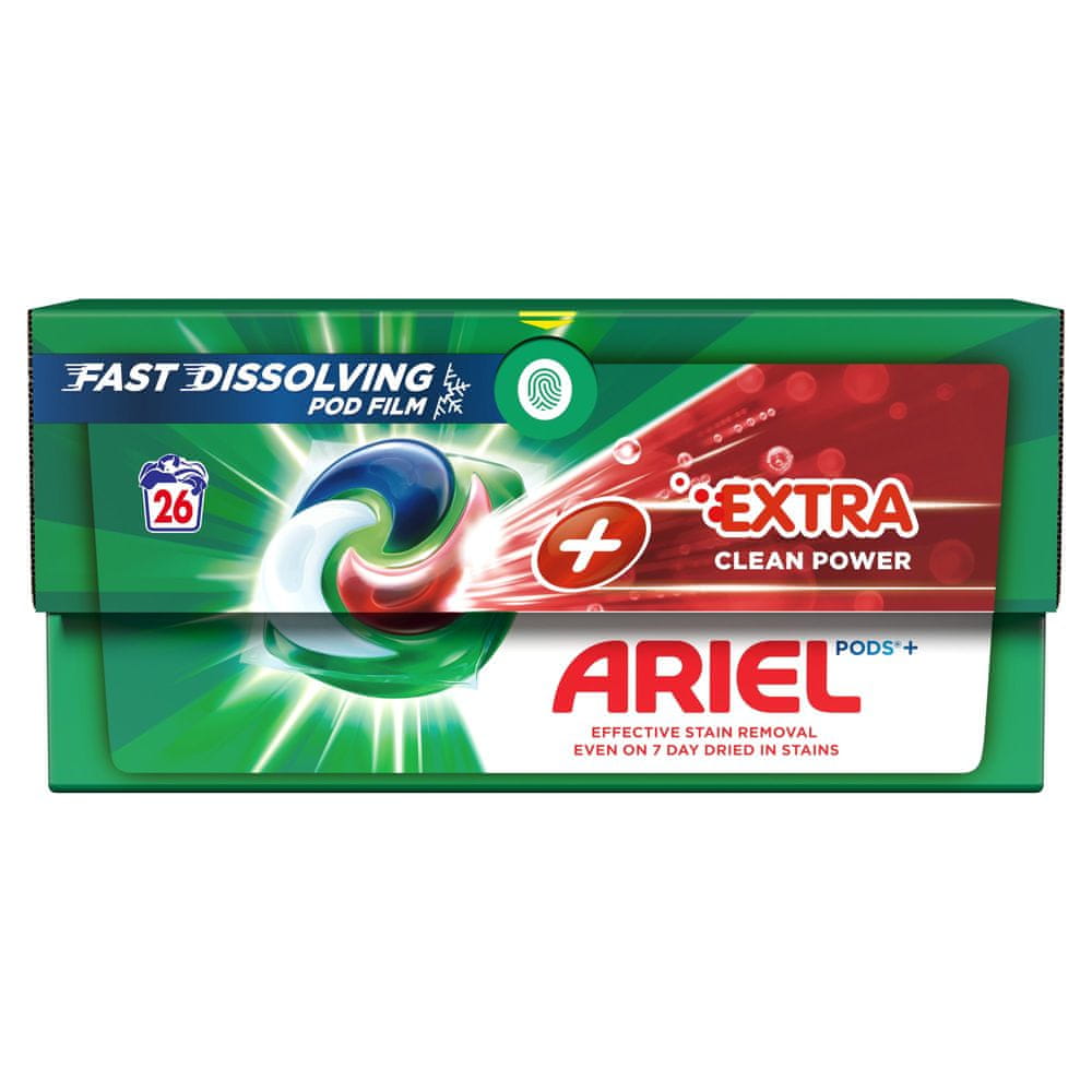 Levně Ariel + kapsle na praní Extra Clean 26 ks